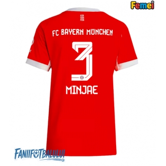Bayern Munich Kim Min-jae #3 Tricou Fotbal Replică 2025-26 Femei Acasa